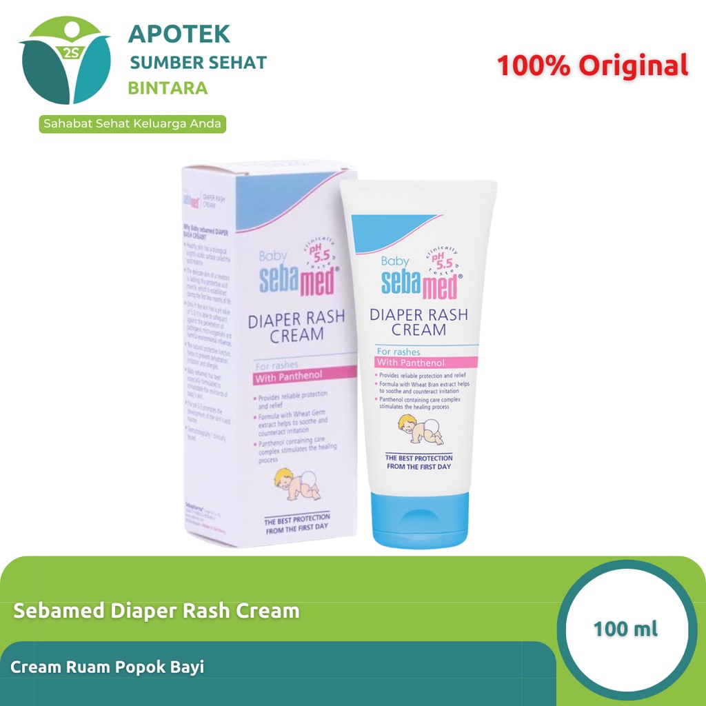 Jual Sebamed Diaper Rash Cream 100 ml Shopee Indonesia