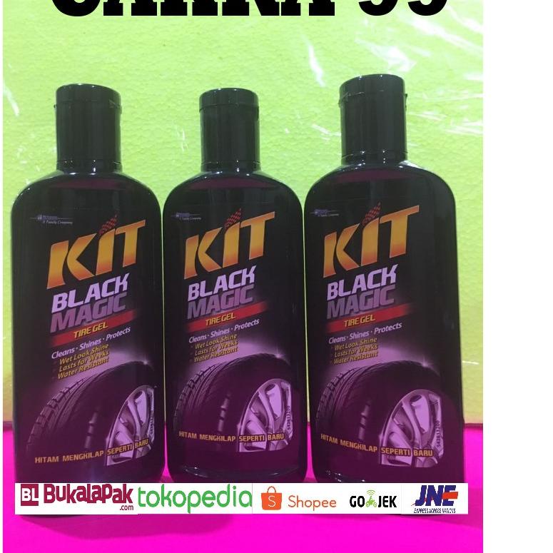Jual Promo!! KIT Black Magic BOTOL/ KIT Semir Ban BOTOL (300ml ...