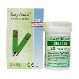 Jual Promo - EASY TOUCH STRIP TEST CEK GULA DARAH ISI 25 STIK GDS ...