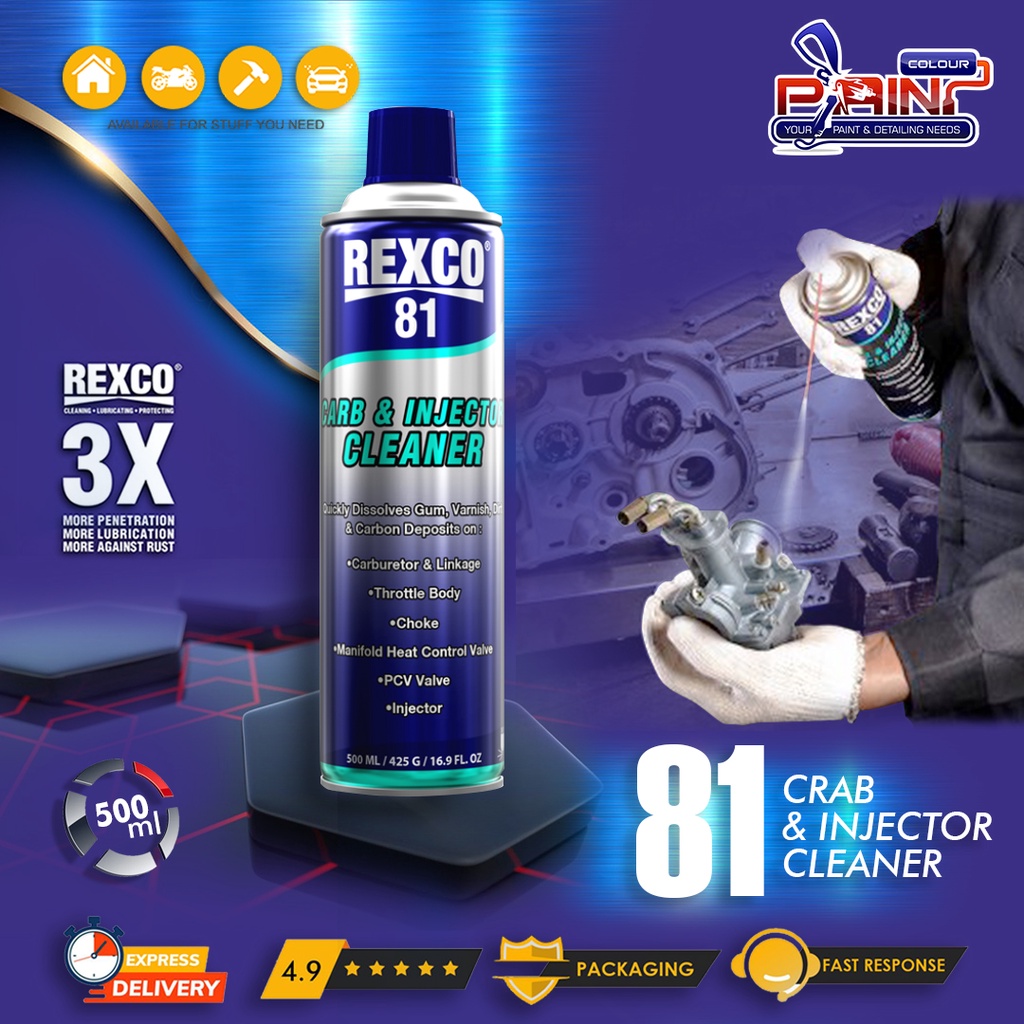 Jual Rexco 81 Pembersih Karburator dan Injektor (Cleaner) 500 Ml ...