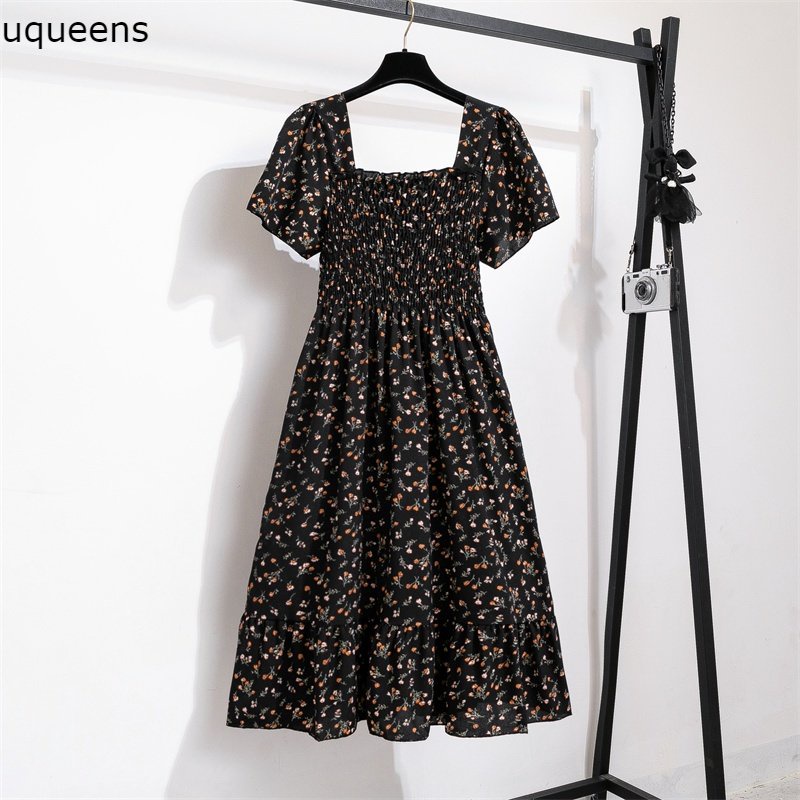 Jual Ready Stock Dress Smock Floral Bohemian Lengan Pendek Terbaru 3 ...