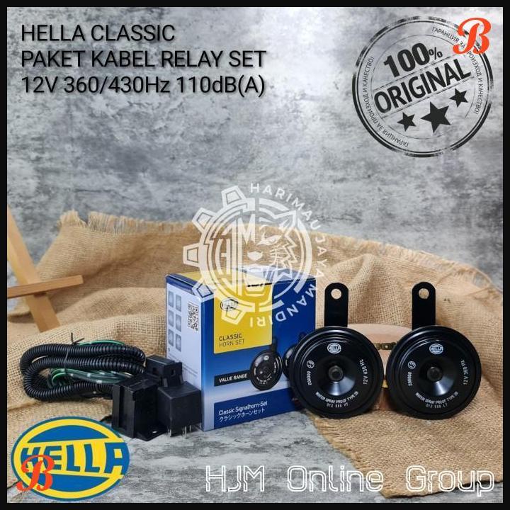 Jual KLAKSON HELLA CLASSIC 12V CABLE SET RELAY BOSCH HELLA CLASSIC HORN Shopee Indonesia