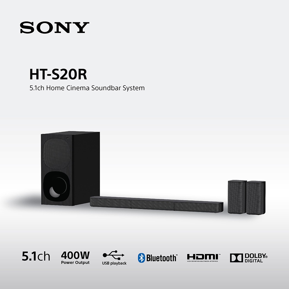 Jual SONY HT-S20R 5.1ch Home Cinema Soundbar System / HTS20R / HT S20R ...