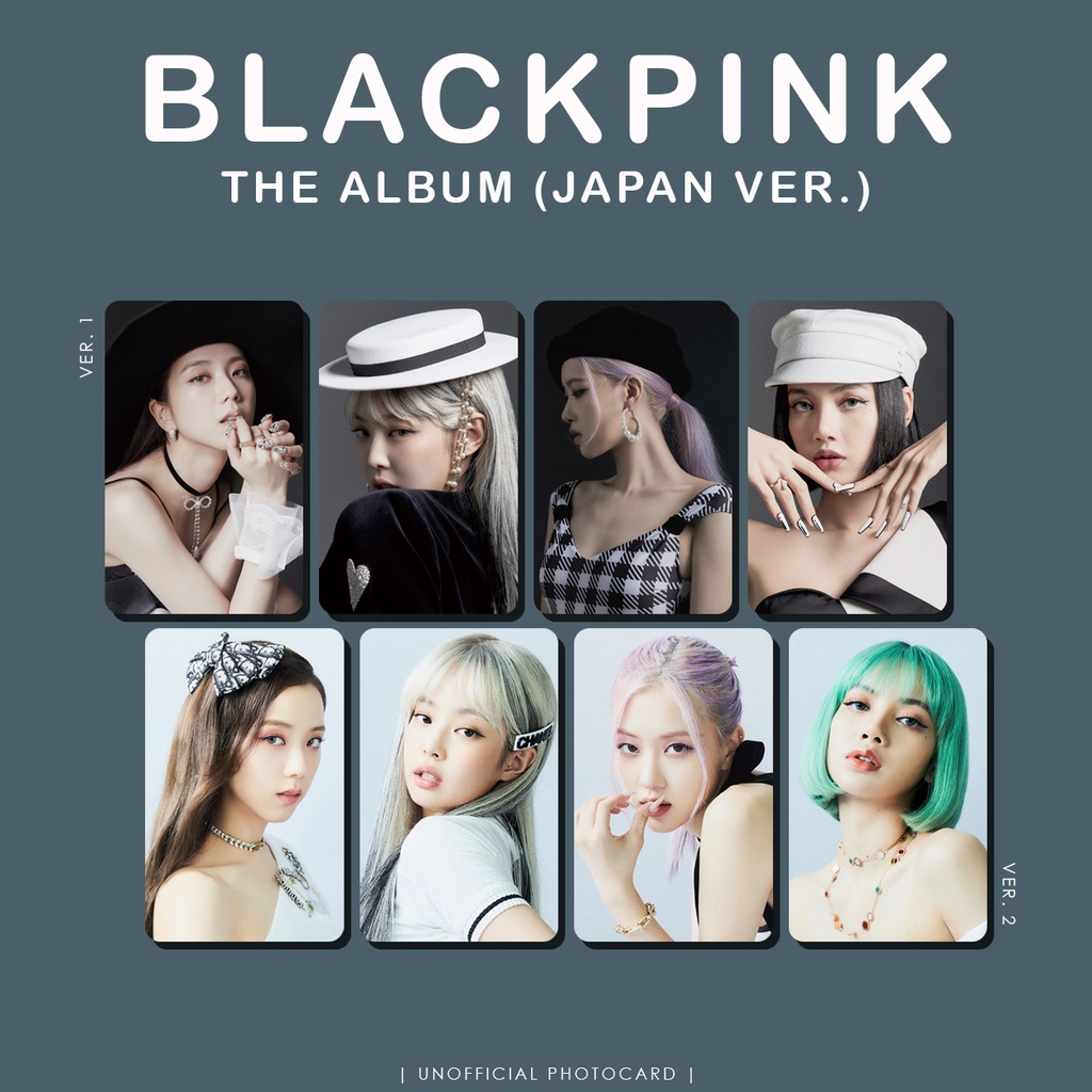 BLACKPINK] Album Photocards - UNOFFICIAL