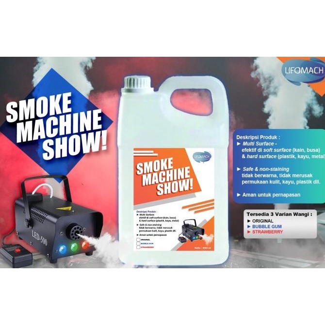 Jual Cairan Mesin Smoke Asap Fogging Show 4Liter(Ojol) | Shopee Indonesia