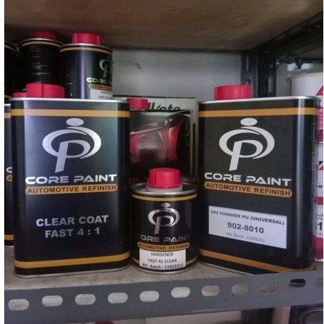 Jual Clear coat Core Paint Fast 4:1 1.L Thiner Pu 1.L | Shopee Indonesia