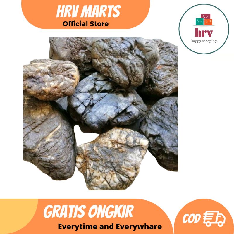 Jual Batu Hias Aquascape Truly turley turli truli 1 Kg | Shopee Indonesia