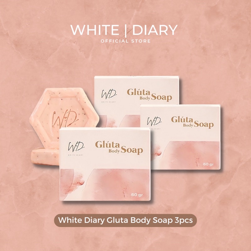 Jual white diary gluta body soap 3pcs Shopee Indonesia