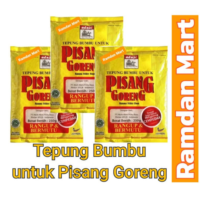 Jual Tepung Goreng Pisang Crispy Adabi Gr Shopee Indonesia