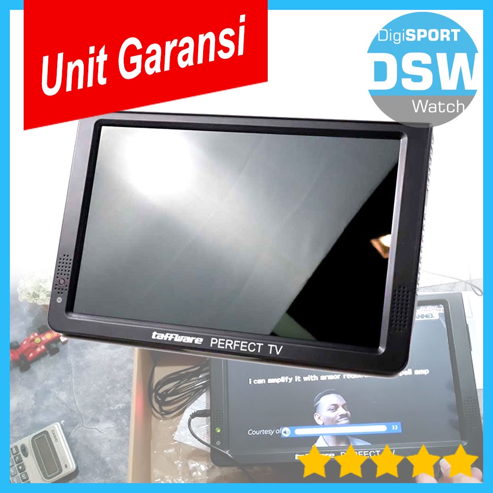 Jual TV Portable 12 Inch Digital DVB-T2 HDMI Media Player Baterai Cas ...