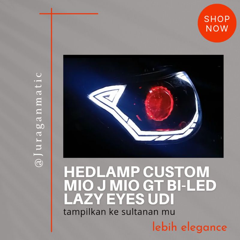 Jual headlamp reflektor lampu utama mio j mio GT custom biled vahid 1.8 lazy audi Shopee Indonesia