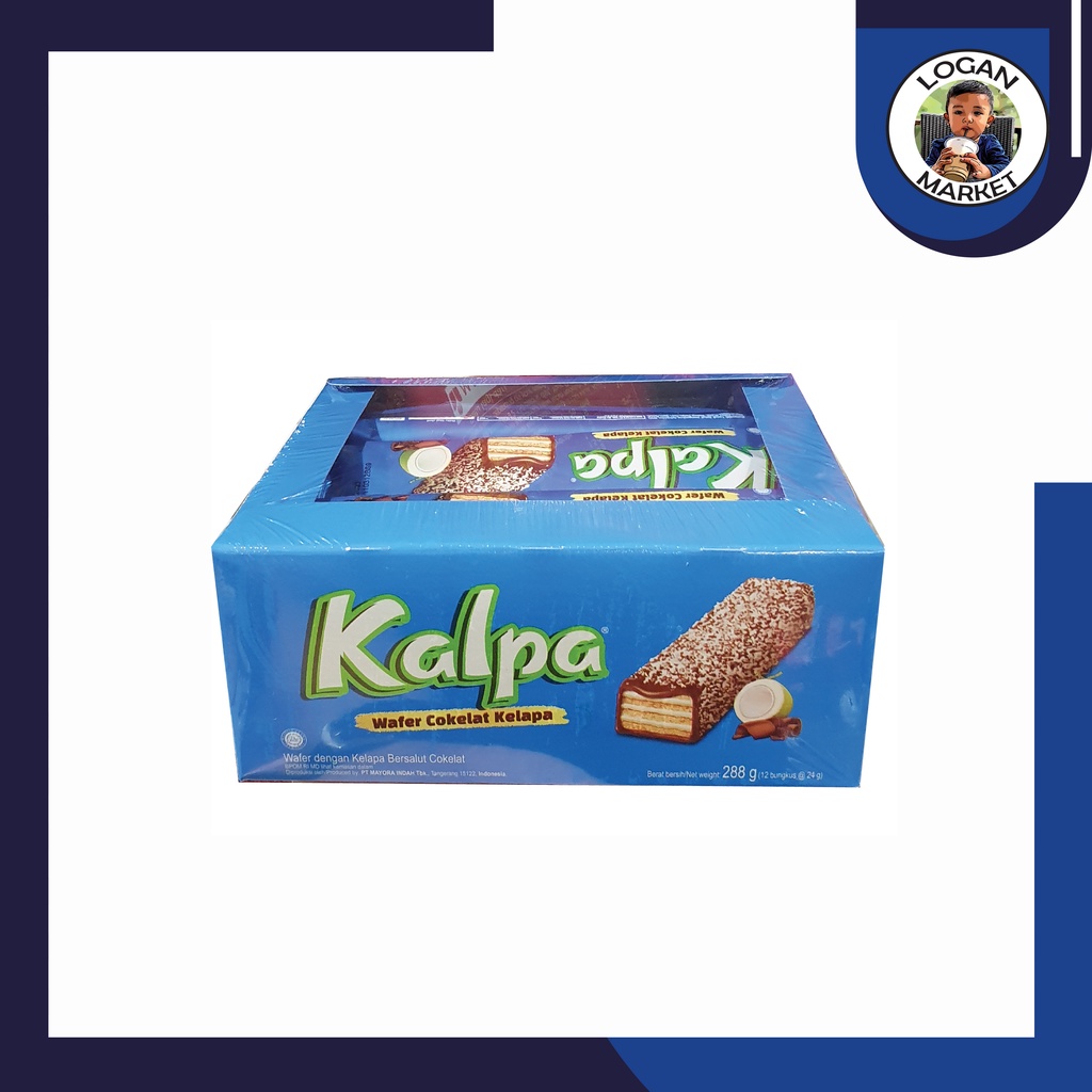 Jual Kalpa Wafer Coklat Kelapa Box Pak Dus Isi 12 | Shopee Indonesia