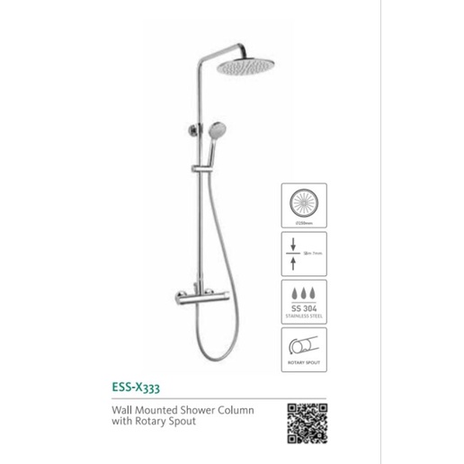 Jual Shower Column Wasser ESS-X33 / Wasser ESS-X33 Shower Column Set ...