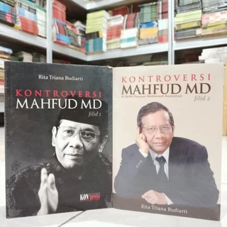 ( ORIGINAL ) 1 PAKET 2 BUKU / Buku BIOGRAFI / BIOGRAFI TOKOH / HUKUM / SOSIAL POLITIK / KONTROVERSI MAHFUD MD JILID 1 & 2