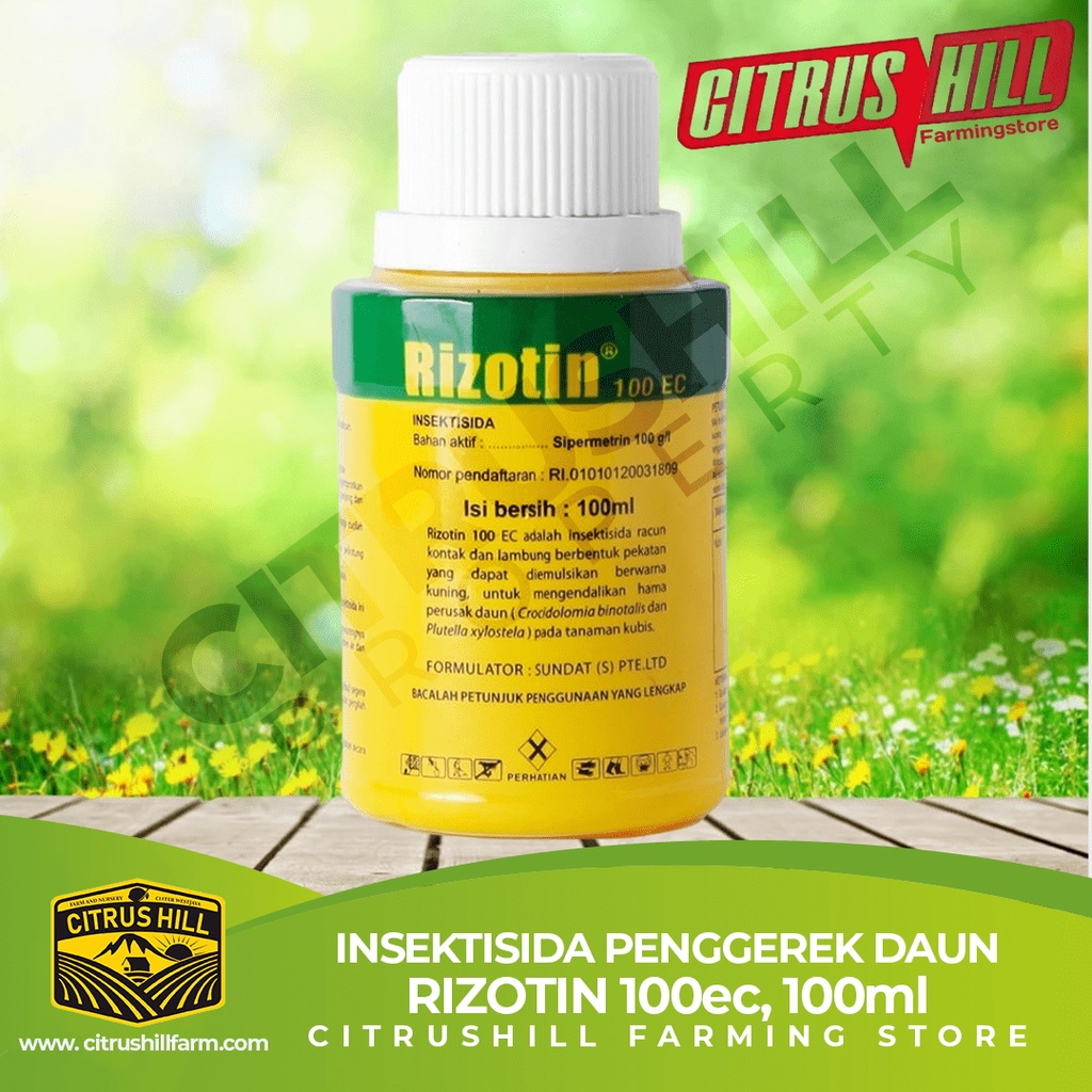Jual RIZOTIN 100 EC 100 ML INSEKTISIDA | Shopee Indonesia