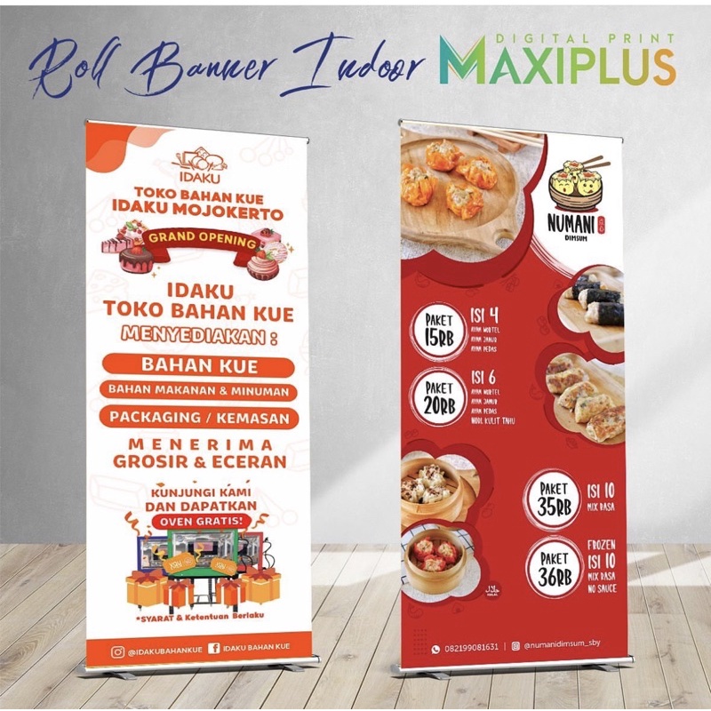 Jual ISI ROLL BANNER TANPA ROLLNYA (BAHAN INDOOR) | Shopee Indonesia