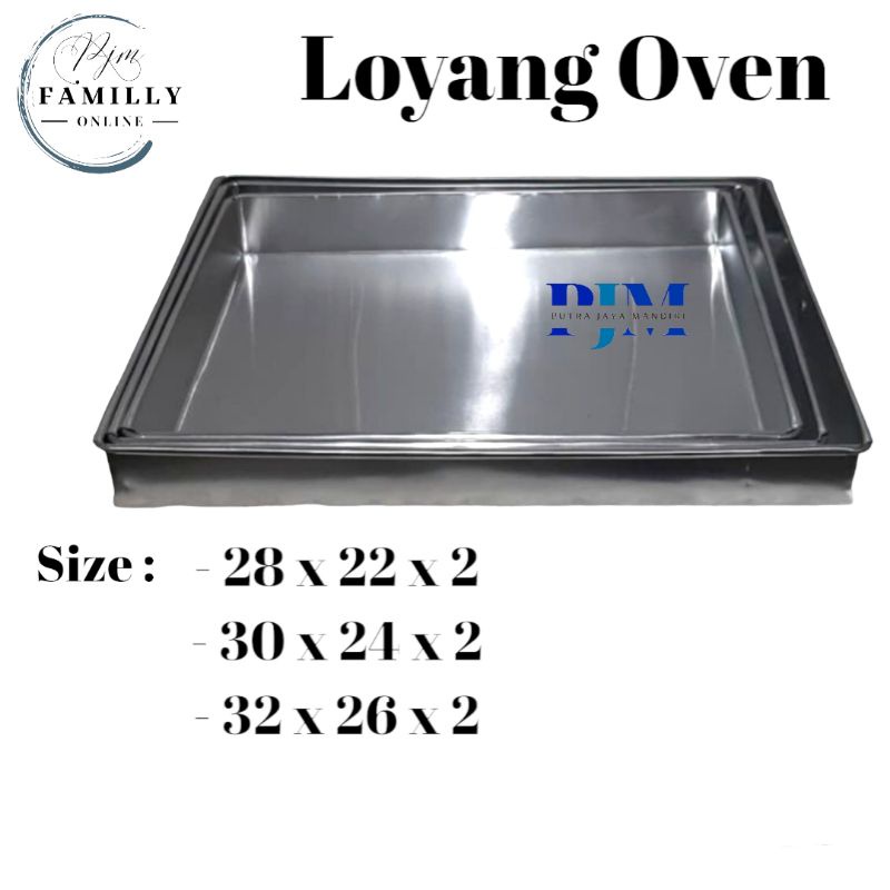 Jual Loyang Kue Kering Loyang Nampan Loyang Oven Tebal Loyang Oven Berbaga Macam Ukuran