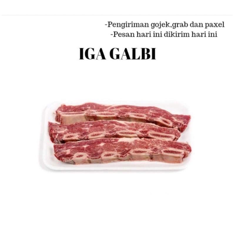 Jual Iga Kalbi Iga Galbi Iga Rantai Iga Sapi Frozen Tulang Iga Sapi