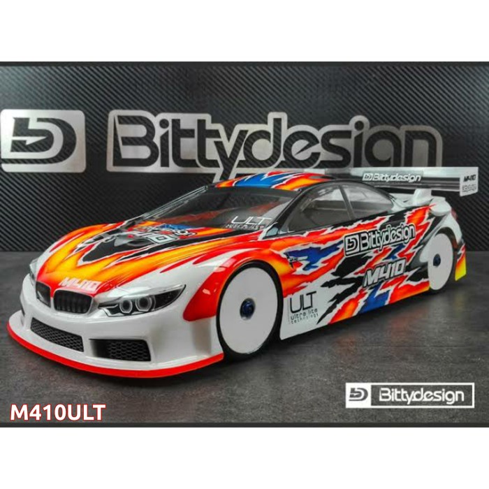 Jual BITTY DESIGN M410 CLEAR BODY SHELL 1/10 TC, 190mm. (ULTRA LITE ...