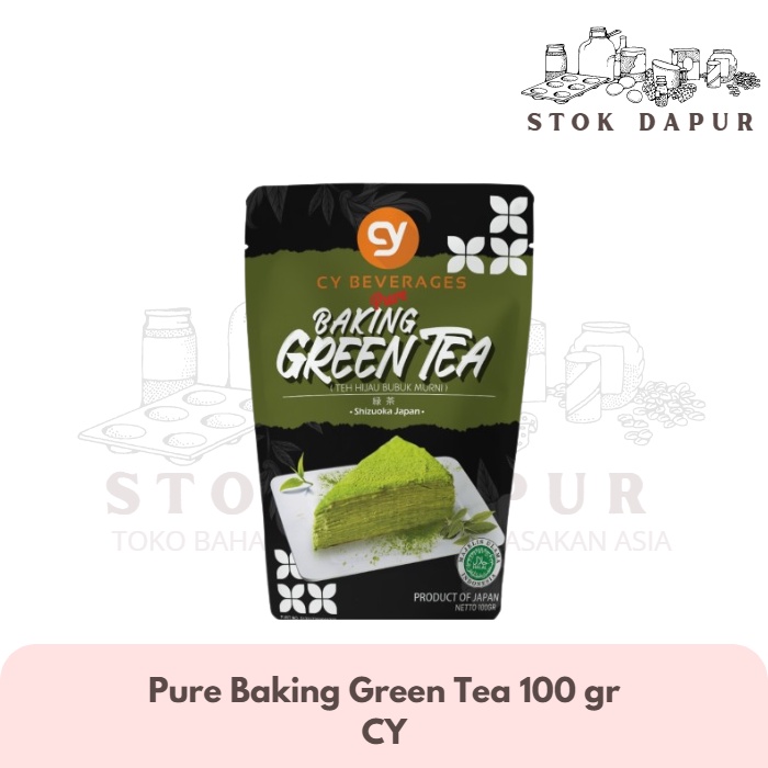 Jual CY Beverages - Pure Baking Green Tea 100GR | Shopee Indonesia