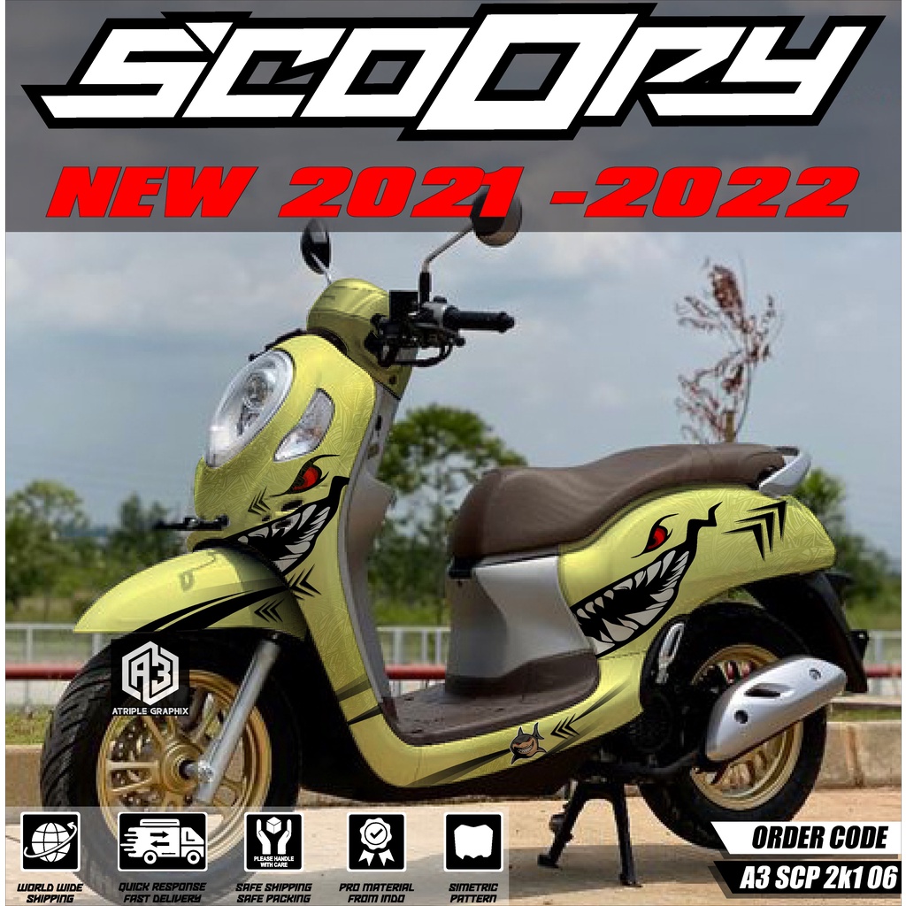 Jual Decal Scoopy New Decal Sticker Scoopy Fullbody Prestige