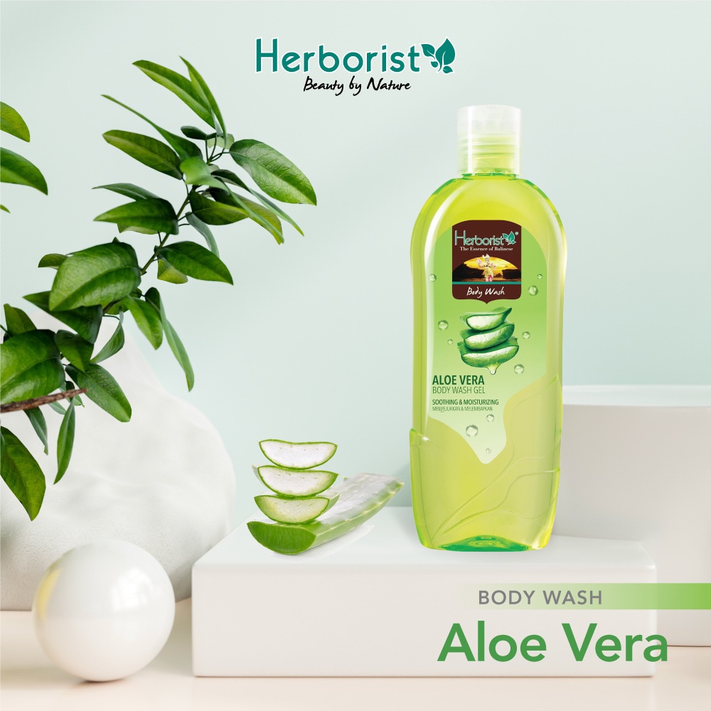 Jual Herborist Body Wash Gel Aloe Vera 250ml Shopee Indonesia
