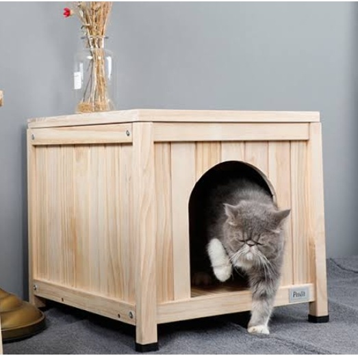 Jual kandang kucing atau box kucing pas dan cocok utk kucing tidur atau ...