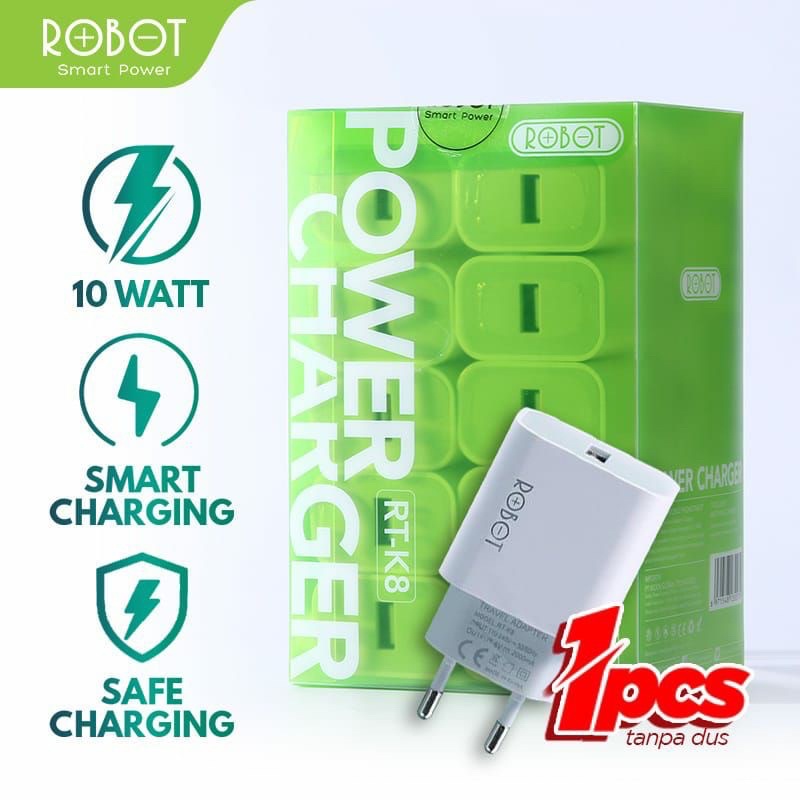 Jual Bc Kepala Charger Batok Casan Travel Adapter Robot Rt K A V Original Satuan Eceran