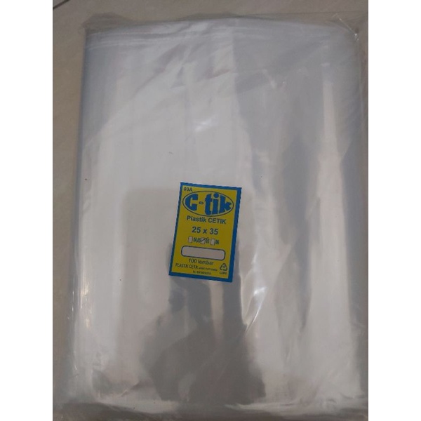 Jual Plastik Klip Tebal Ziplock Cetik Ctik Bening Transparan Ukuran