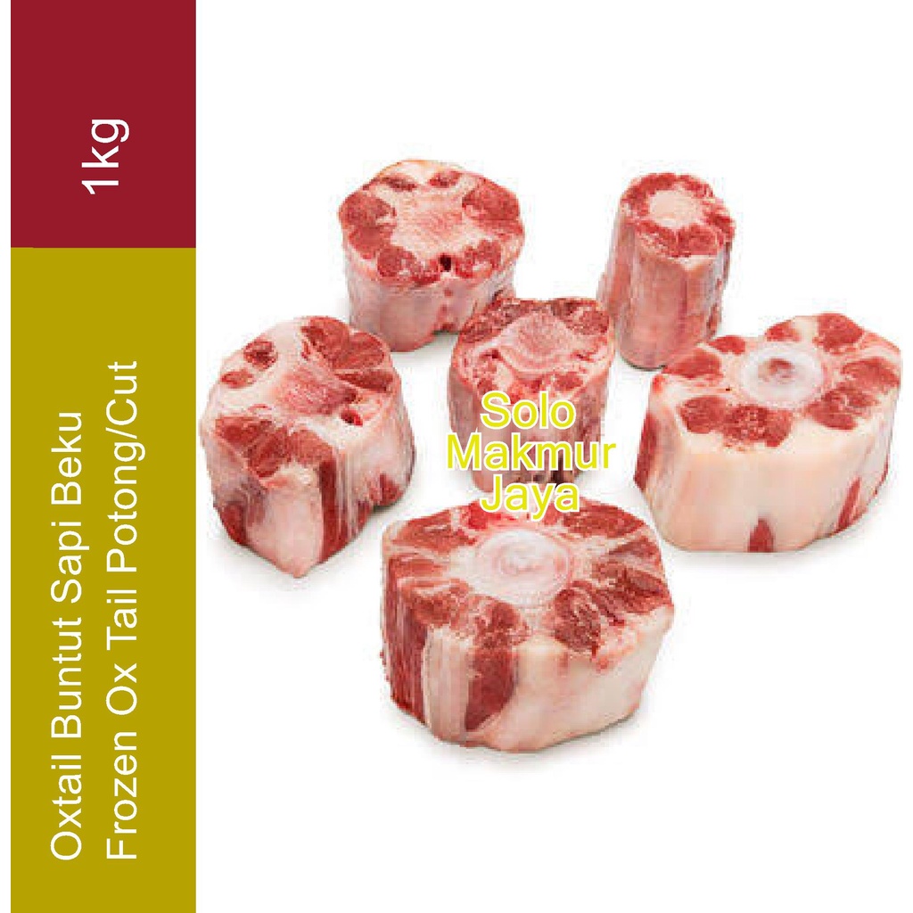 Jual Oxtail Buntut Sapi Beku Utuh atau Potong Import Frozen Ox Tail ...