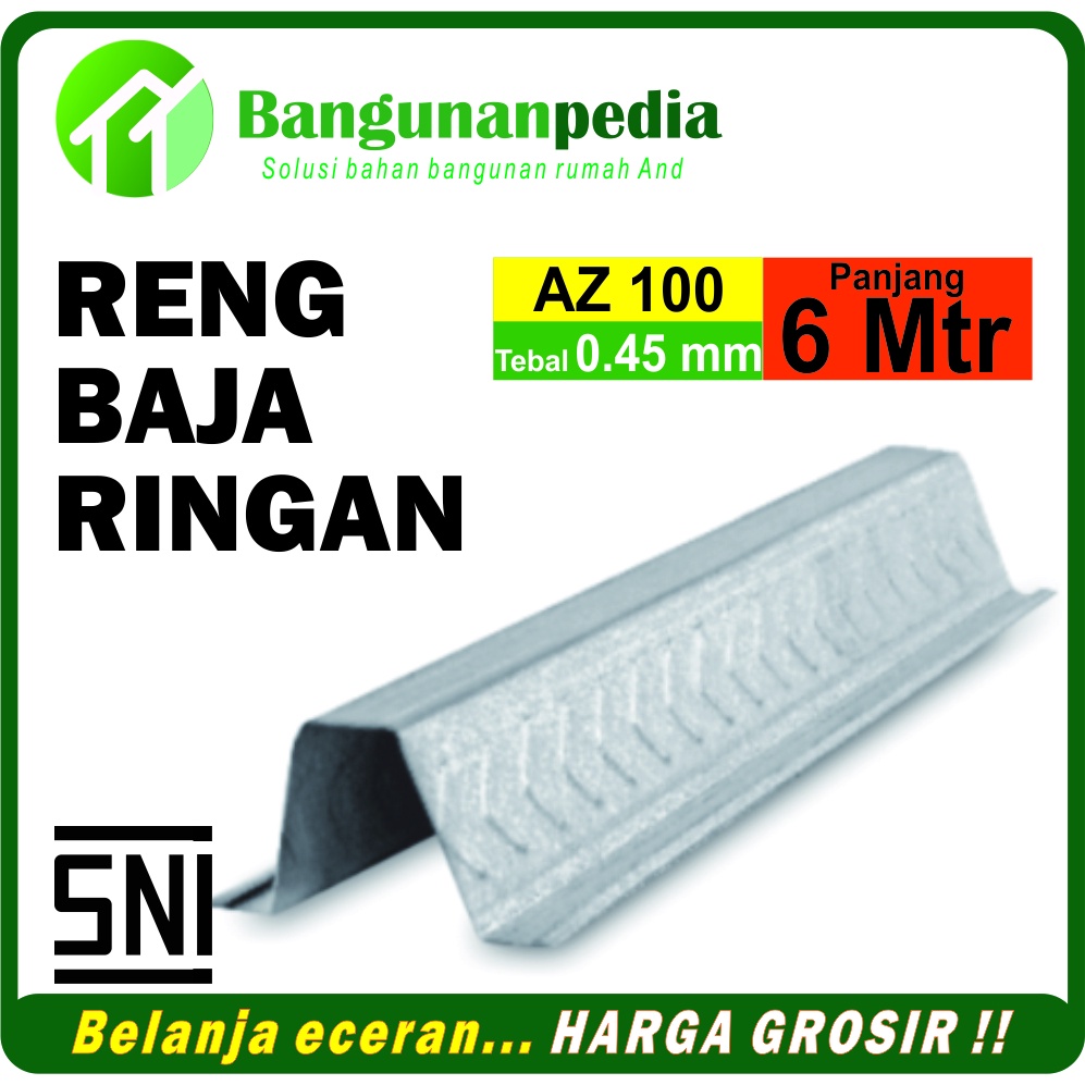 Jual Reng Baja Ringan SNI Panjang 6 Meter | Shopee Indonesia