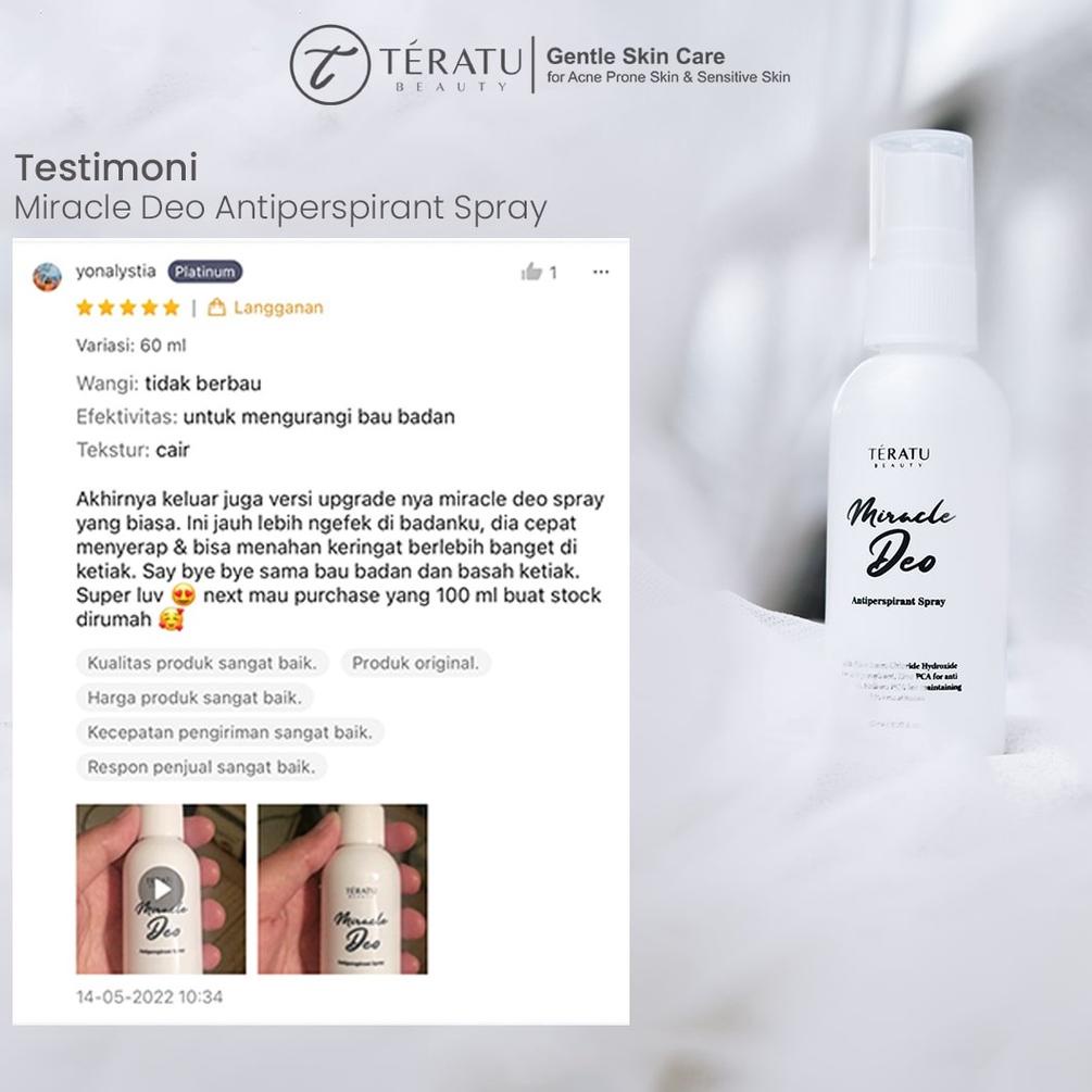 Jual [KODE 7778] Teratu Beauty Miracle Deo Antiperspirant Spray 20