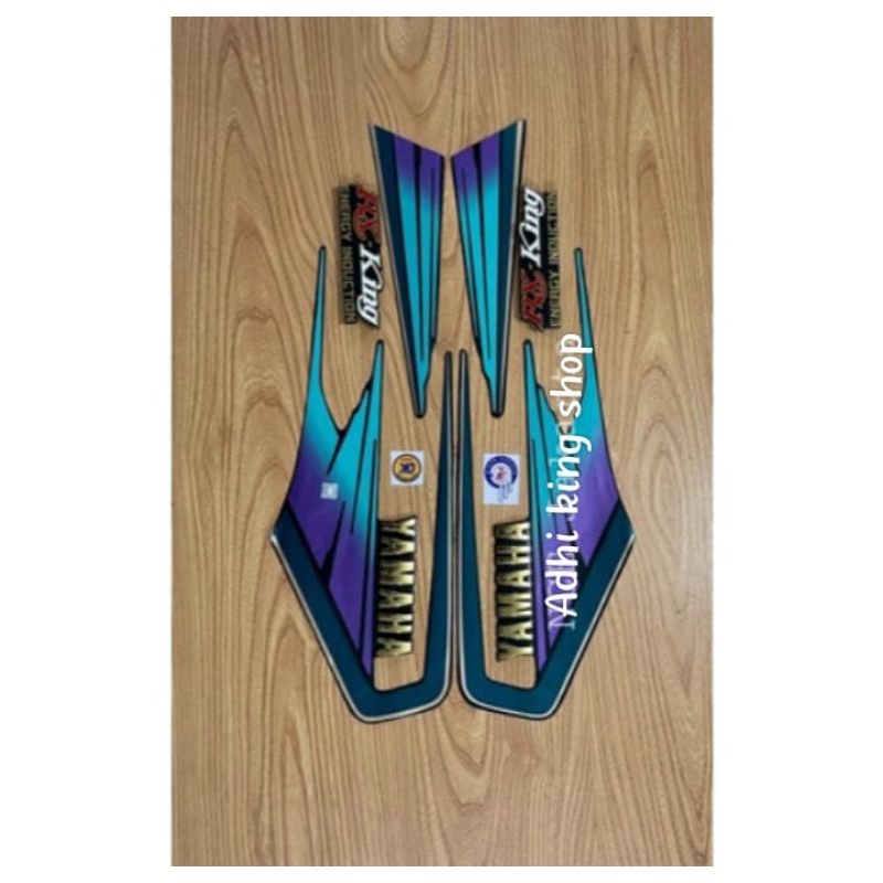 Jual PAKET KOMPLIT STIKER STRIPING RX KING 1995 KOMPLIT EMBLEM TANGKI ...