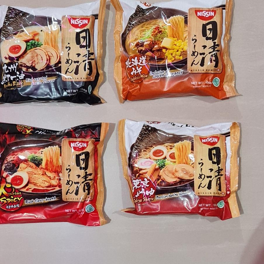 Jual Terbaru Nissin Ramen Hokkaido Miso Tokyo Shoyu Kyushu Black