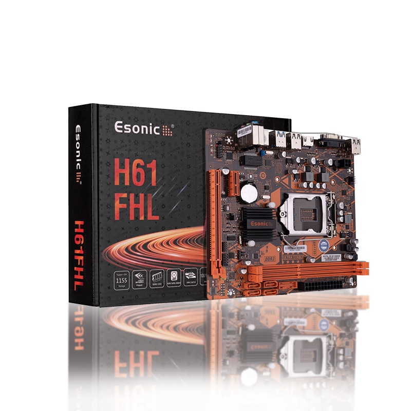 Jual MOTHERBOARD ESONIC H61 FHL SOCKET LGA 1155 | Shopee Indonesia