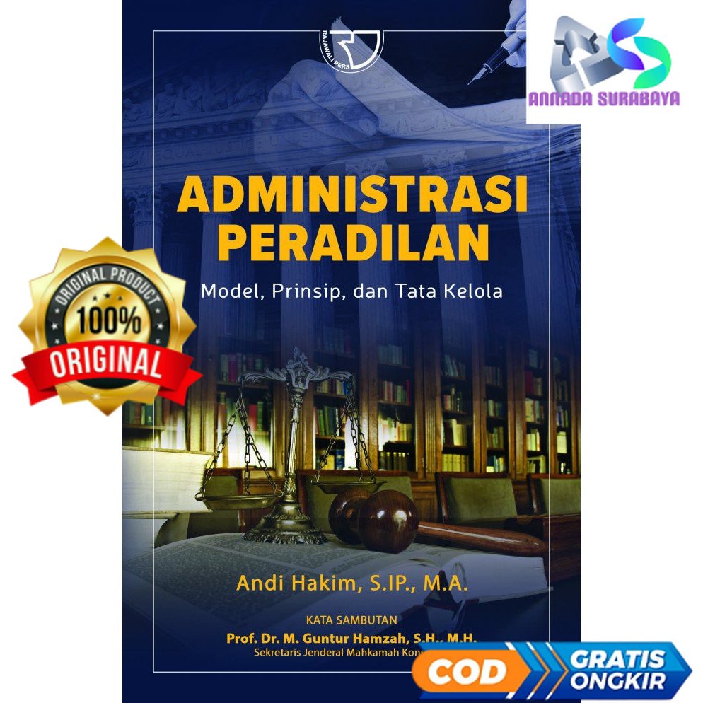 Jual ADMINISTRASI PERADILAN Model, Prinsip, Dan Tata Kelola - Andi ...