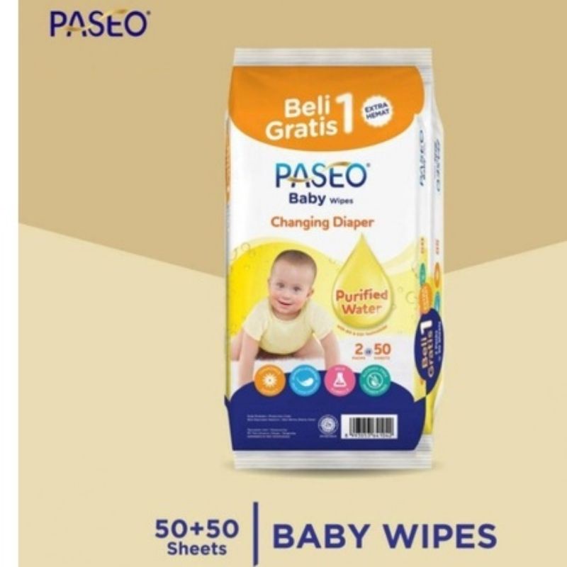 Jual Paseo Baby Changing Diaper 50s 50s Buy Get Tissue
