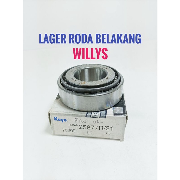 Jual Rear Wheel Bearing Willys Lager Roda Belakang Willys Koyo