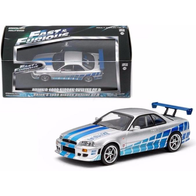 Nissan Skyline GT-R Fast & Furious Scala 1/8 - Modello Da Costruire, Nuovo In Scatola (n°1)