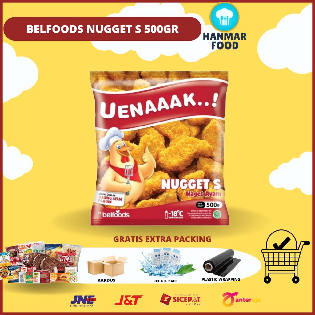 Jual Belfoods Nugget Ayam Bentuk S 500 Gr | Shopee Indonesia