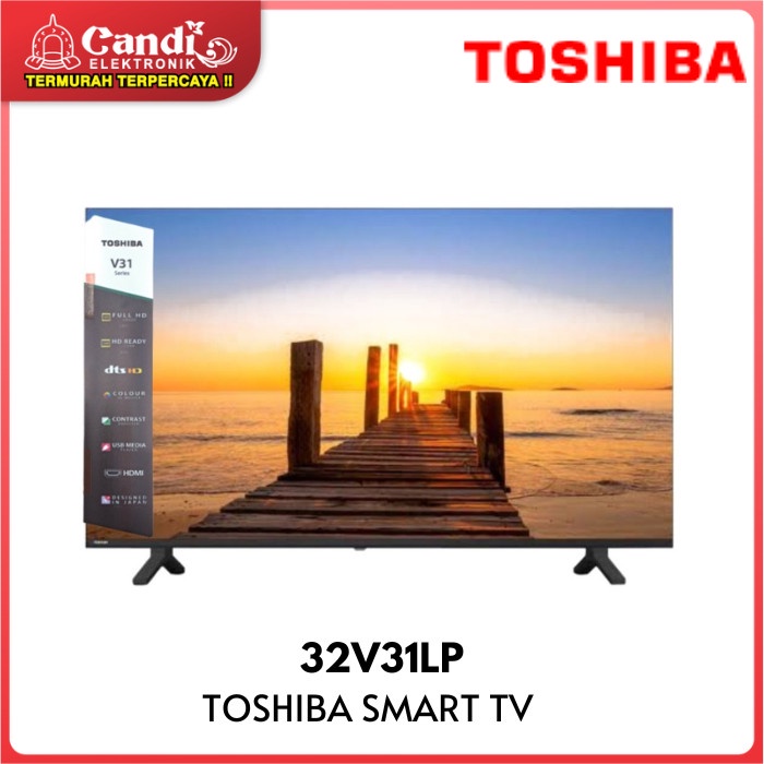 Jual TV TOSHIBA 32V31LP 32 INCH SMART BEZEL-LESS HD VIDAA TV 32V 31LP ...