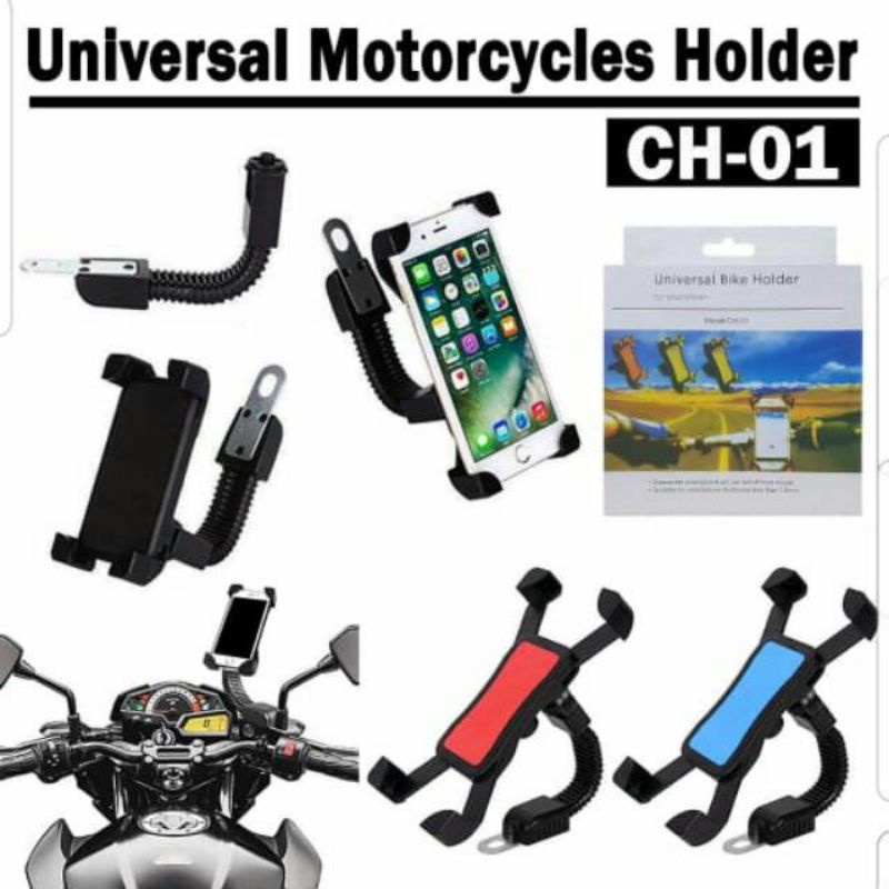 Jual Holder Hp Motor Universal Holder Motor Spion Tempat Hp Dimotor Shopee Indonesia