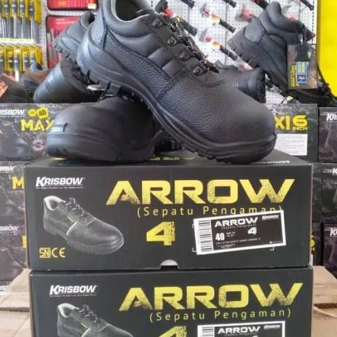 Jual Ace Krisbow Arrow Sepatu Pengaman 4 Inch Sepatu Proyeksafety Shopee Indonesia