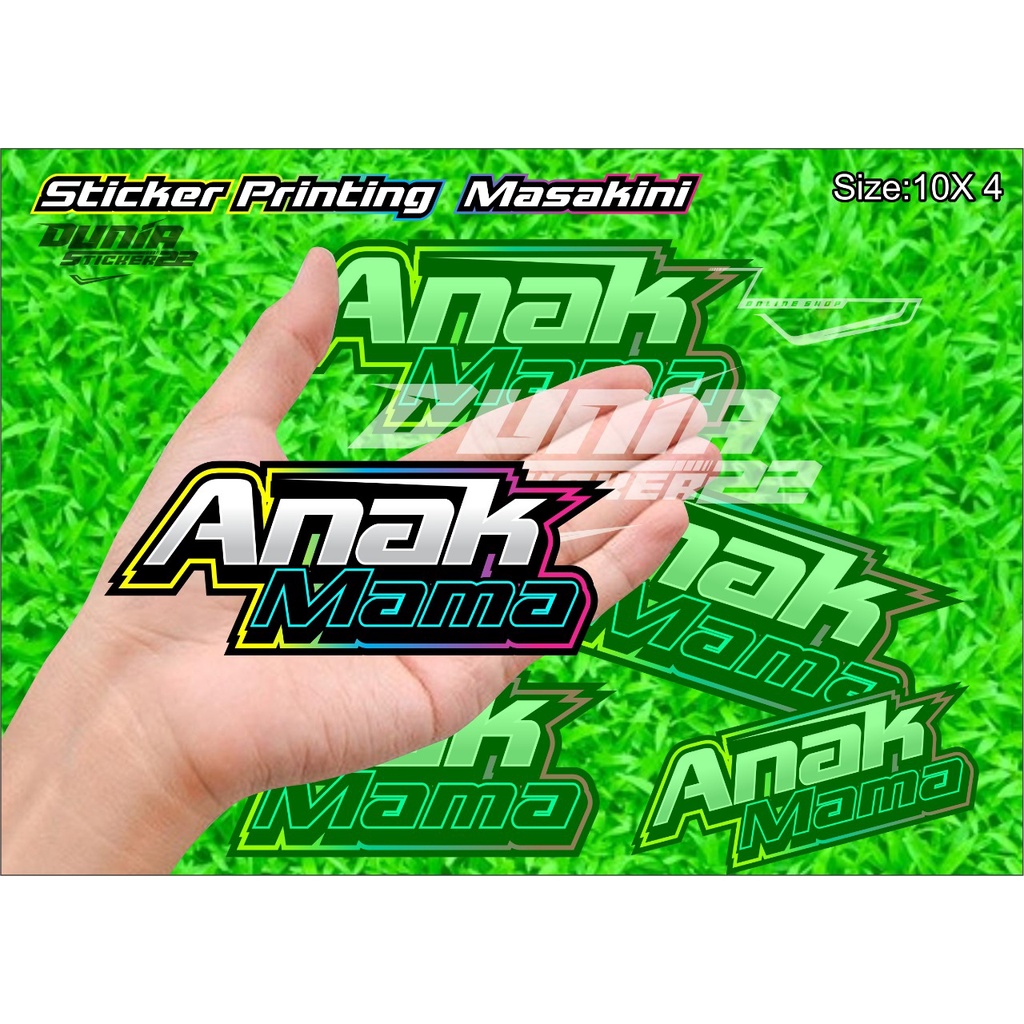 Jual Sticker Printing Masa kini / Sticker Viral Termurah / Anak Mama ...