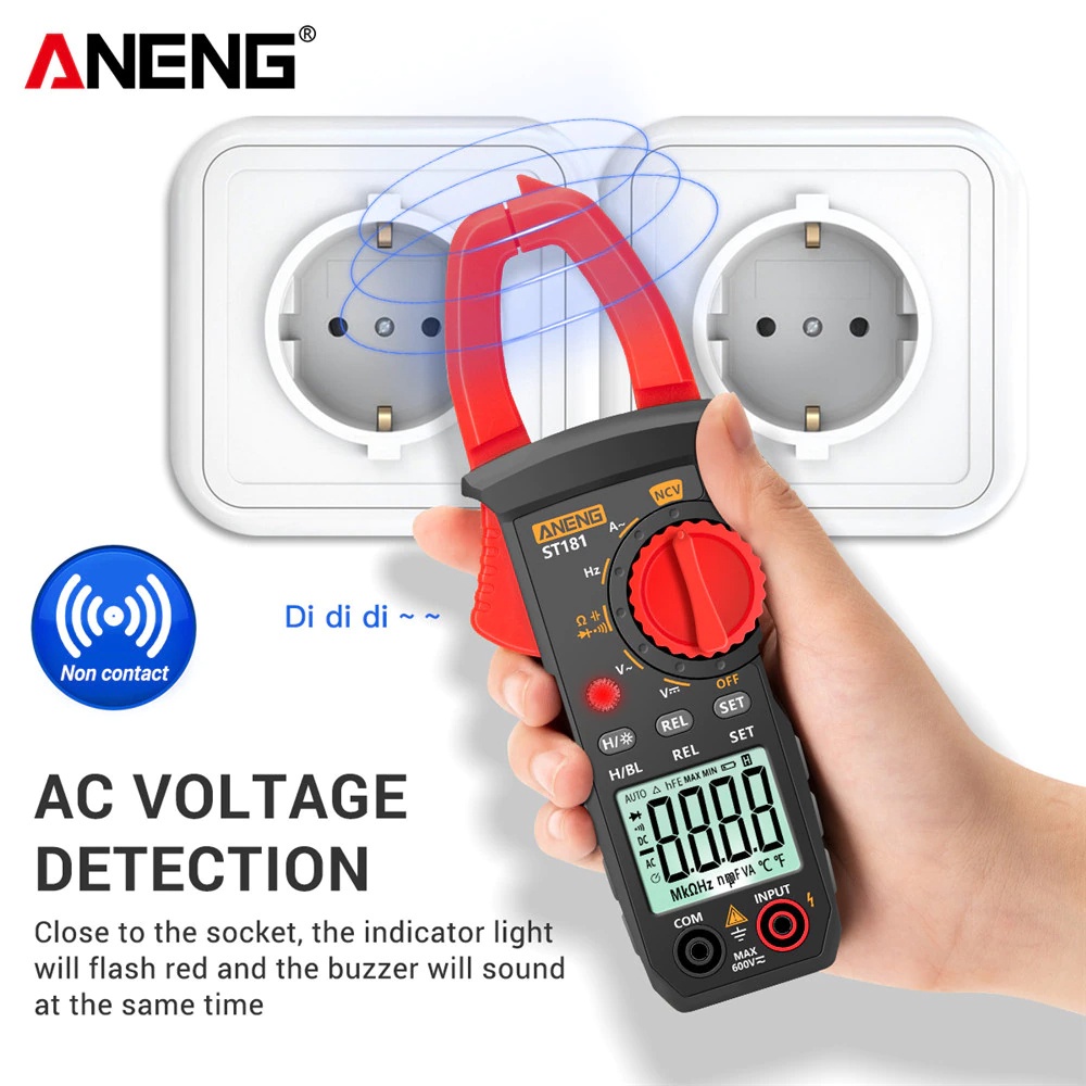 Jual Taffware ST181 ANENG Tang Ampere Digital Avometer Multimeter ...