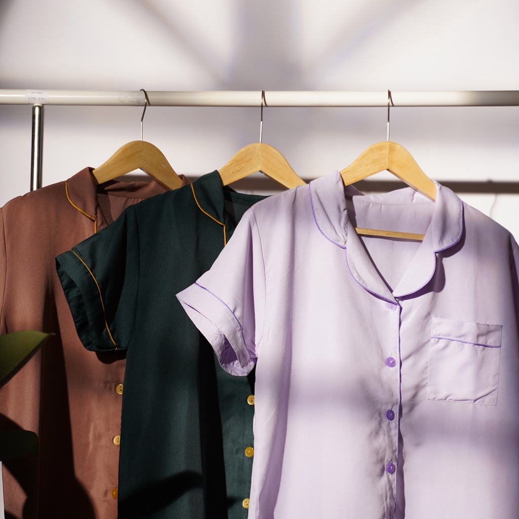 Jual [BEST SELLER] Nyopi Polos - POLYESTER Daster Wanita Dewasa S/M L