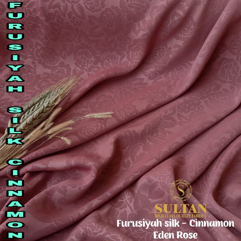 Jual WARNA CINNAMON TERRACOTTA SULTAN FURUSIYAH SILK / FURSAN SILK ...
