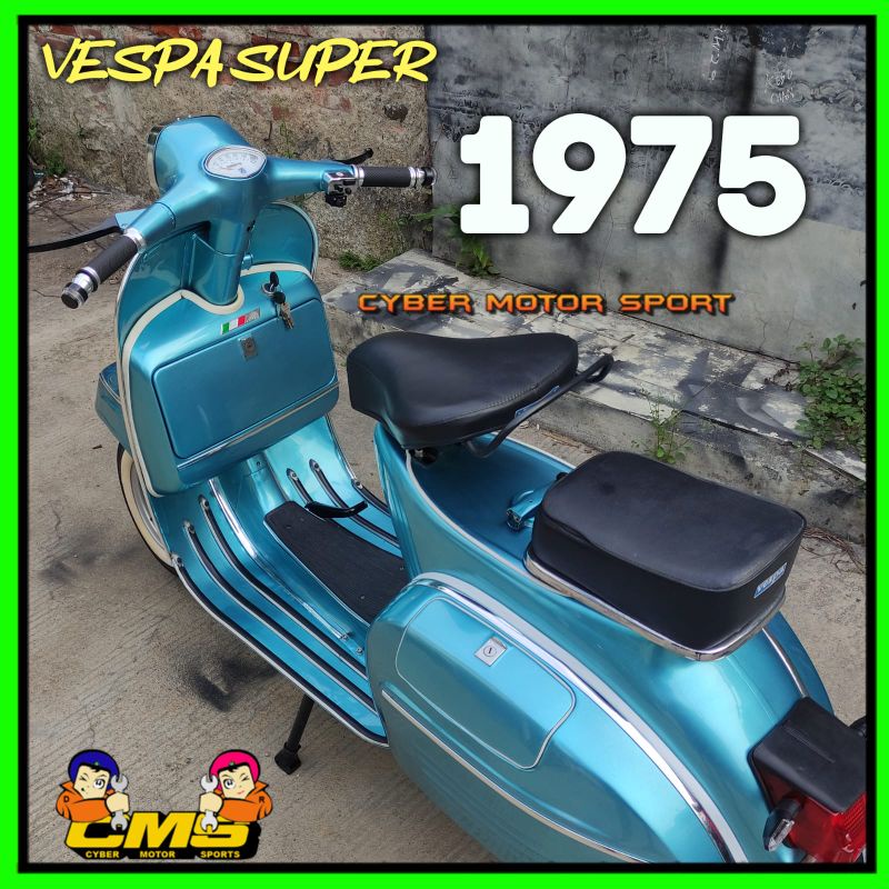 Jual motor Vespa Super VBC 1975 upgrade vespa classic tak