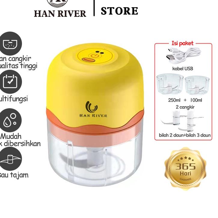 Jual HAN RIVER Chopper / Food Processor / blender portable 250ml HRSR01