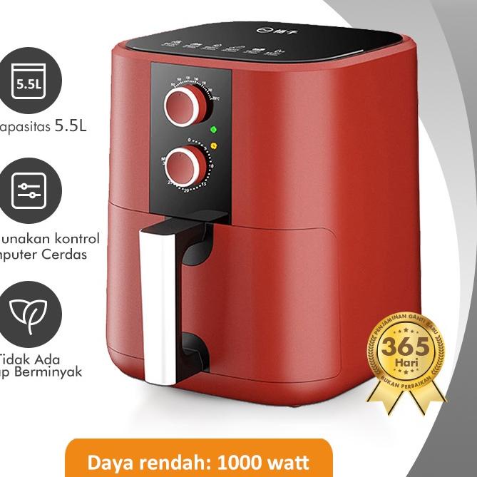Jual Bagus Dipakai KaisaVilla Air Fryer Low Watt 6L Mesin Penggorengan